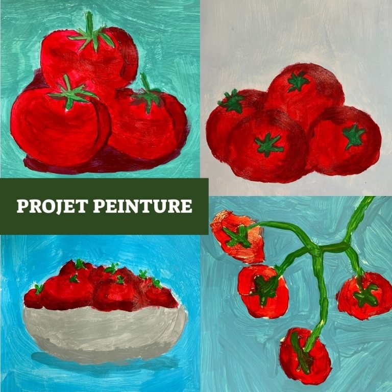 Lire la suite à propos de l’article La tomate, projet peinture enfants