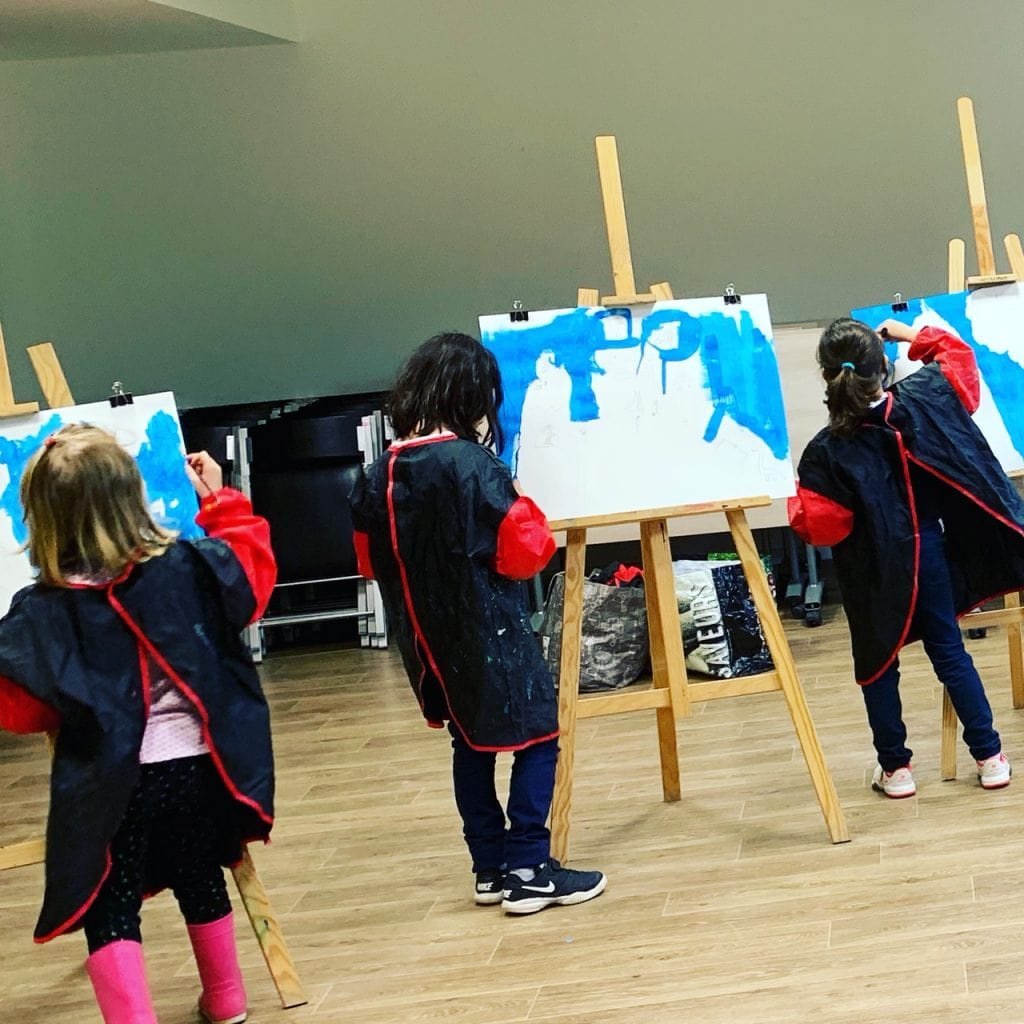 peinture peindre chevalet atelier enfant